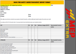 FIRE SAFETY INSPECTION CHECKLIST PDF